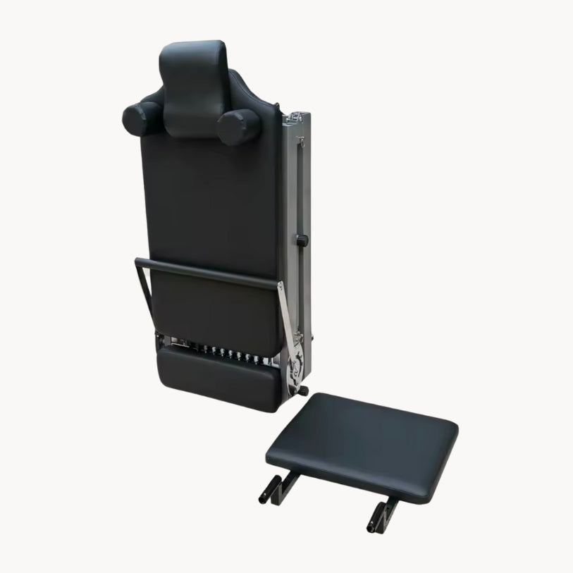 Reformer Pilates pliable en aluminium – structure robuste & design compact