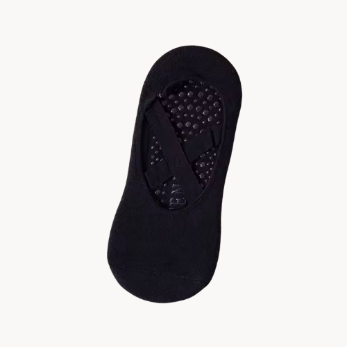 Chaussettes Antidérapantes avec Élastique Croisé – Stabilité et élégance pour Pilates & Yoga