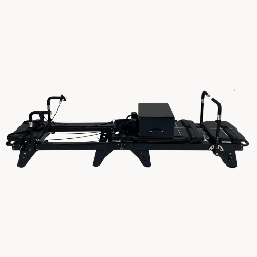 Megacore Reformer en Aluminium – Haute performance avec ressorts en acier piano et cuir microfibre