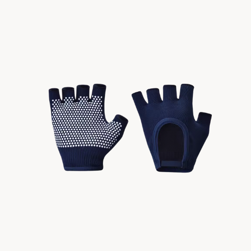 Gants Antidérapants Demi-Doigts – Adhérence et confort pour Pilates, Yoga & Fitness