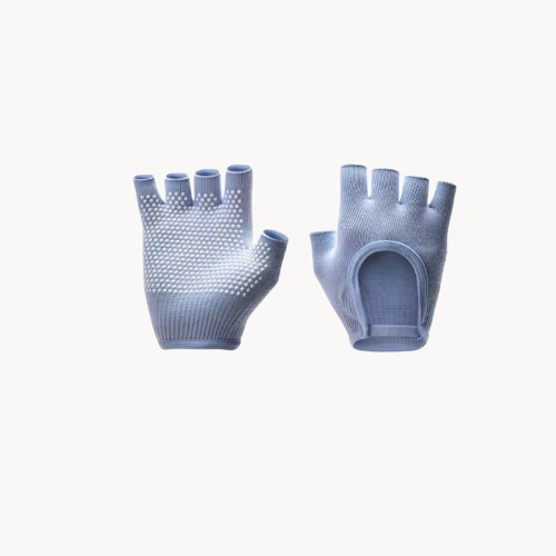 Gants Antidérapants Demi-Doigts – Adhérence et confort pour Pilates, Yoga & Fitness