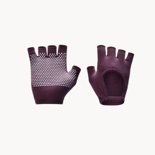 Gants Antidérapants Demi-Doigts – Adhérence et confort pour Pilates, Yoga & Fitness