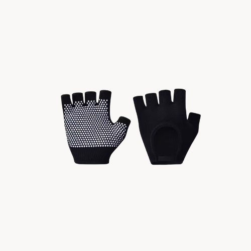 Gants Antidérapants Demi-Doigts – Adhérence et confort pour Pilates, Yoga & Fitness