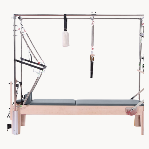 Cadillac Reformer en bois d’érable – Appareil Pilates professionnel complet avec accessoires