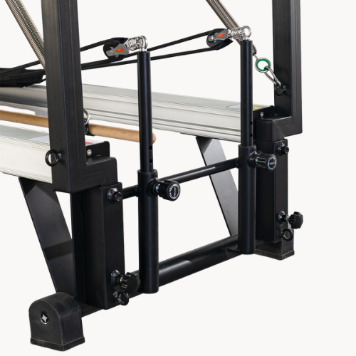 Reformer Pilates avec Half Tower – Aluminium haute performance + 13 ressorts