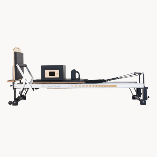 Reformer Pilates en Aluminium – Appareil professionnel complet avec accessoires inclus