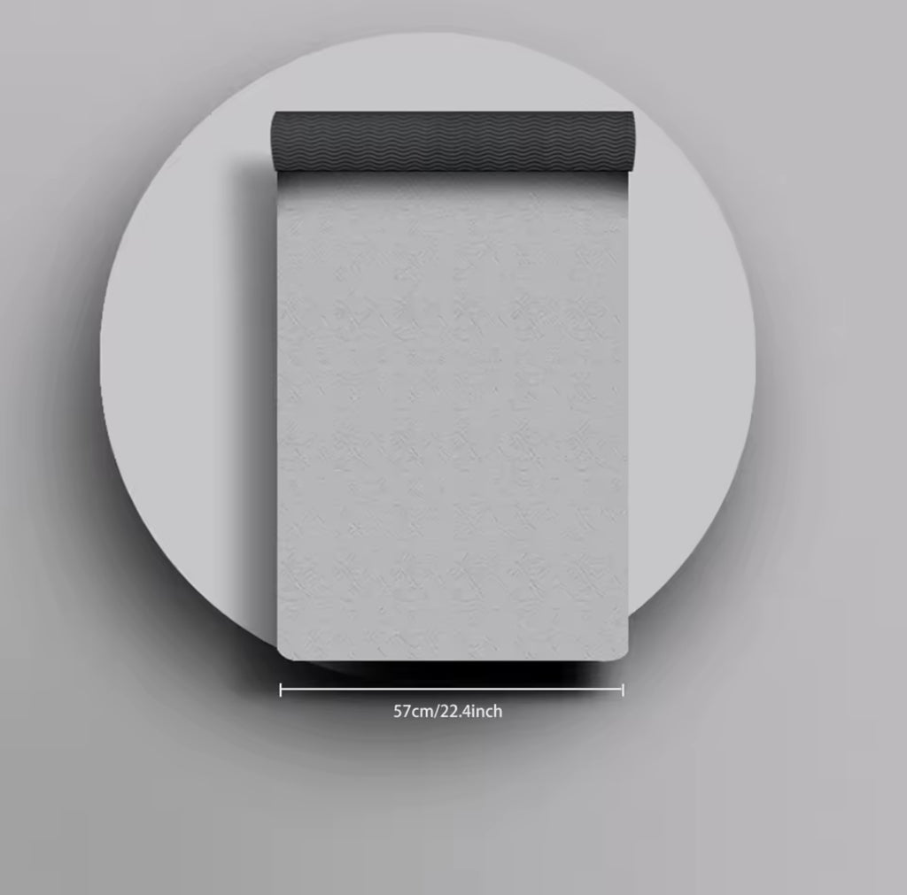 Tapis de yoga épais antidérapant – TPE écologique